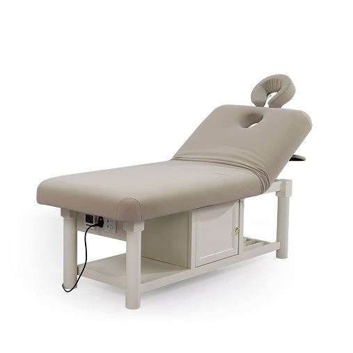 WBJ-001 Solid Wood Spa Bed