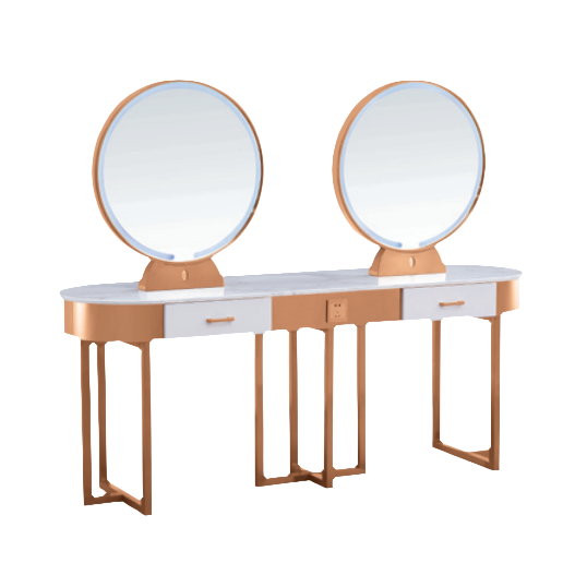 H701 Gold Stainless Double Styling Station