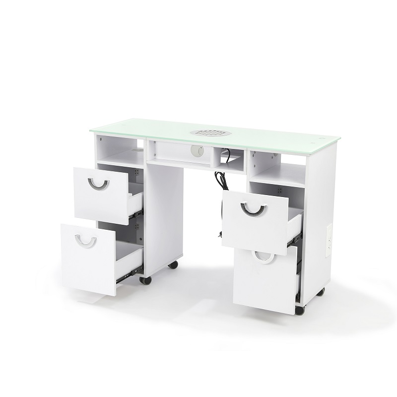 3478 Professional Manicure Table with Ventilation Fan for Nail Salon and Home Use
